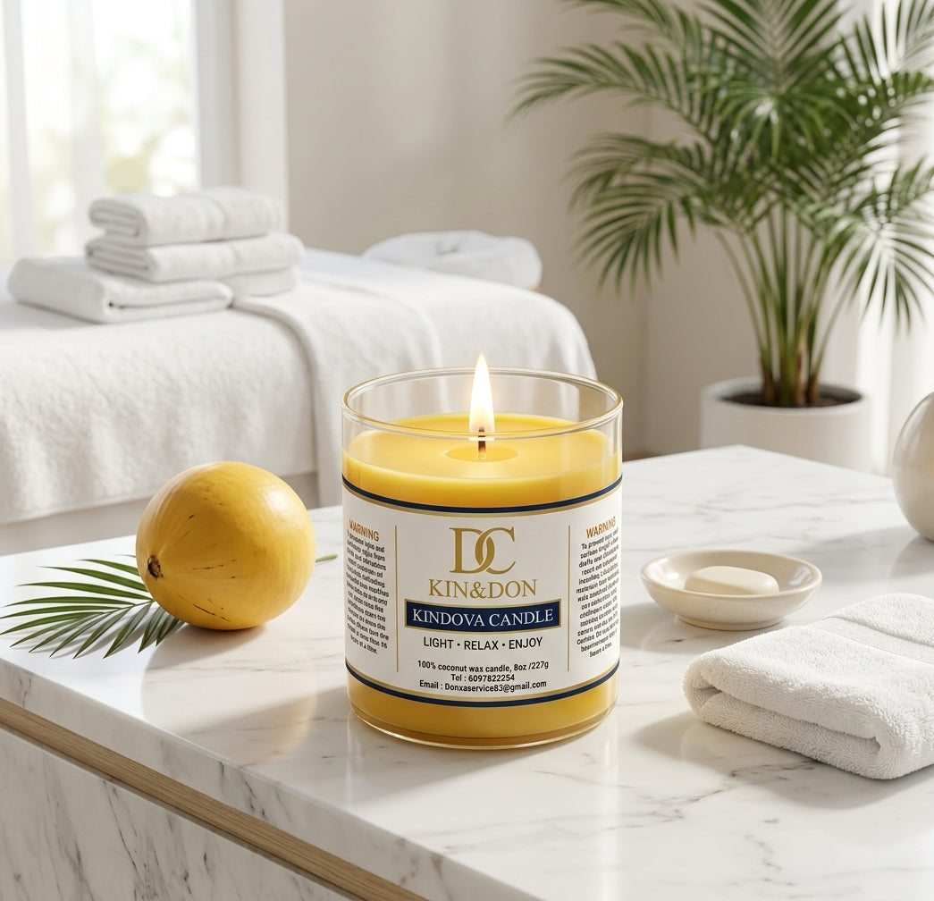 DonCoco – Bougie Parfumée à la Noix de Coco